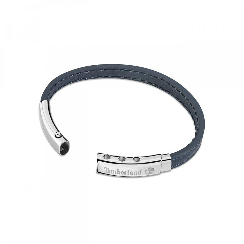 Timberland Amity Blue Leather Bracelet