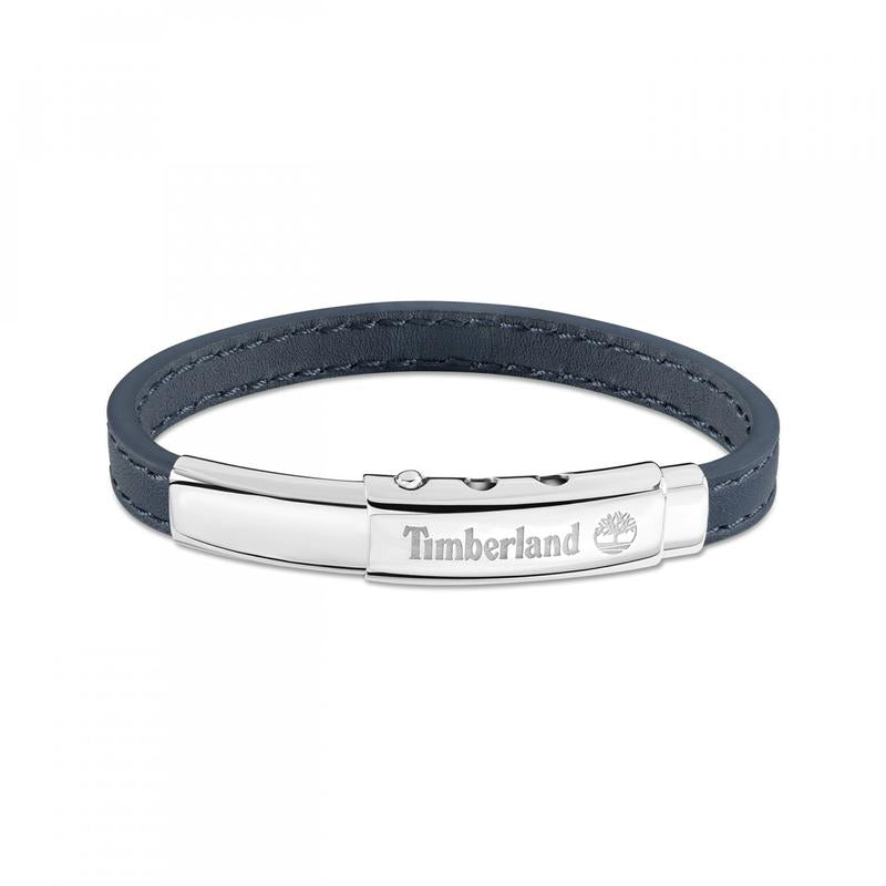 Timberland Amity Blue Leather Bracelet