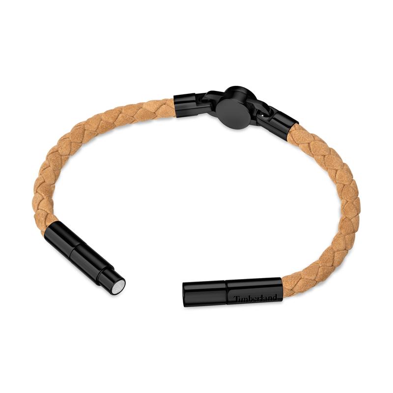 Timberland Arrowsic Brown Leather Bracelet