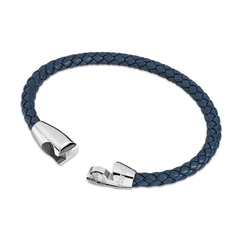 Timberland Bacari Stainless Steel Leather Bracelet