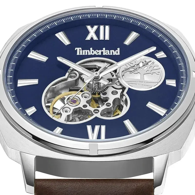 Timberland Men's Williston Stainless Steel Leather Watch