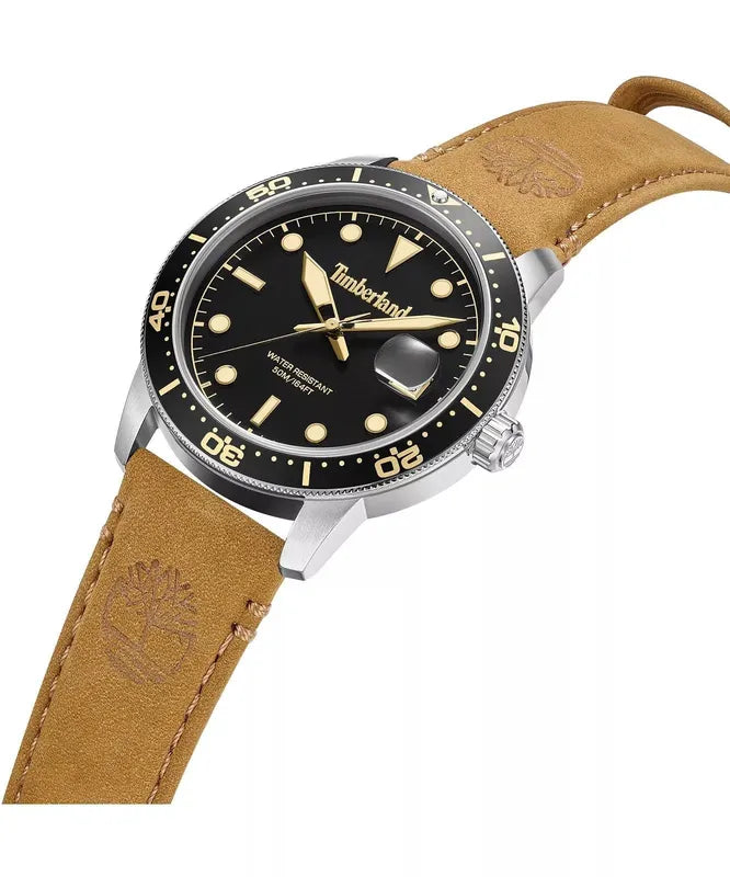 Timberland Peatfield Men's Watch Set with Leather and Fabric Straps