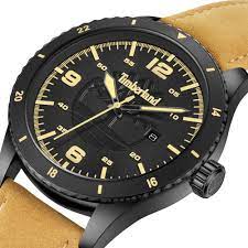 Timberland Ashmont 3 Hands-Date Leather Strap