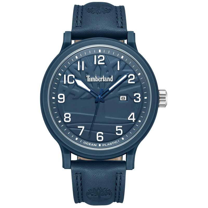 Timberland Driscoll 3 Hands-Date Leather Strap