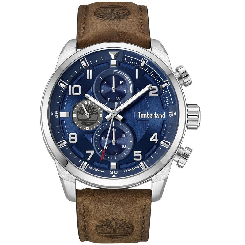 Timberland Gents Henniker Ii Blue Dial 3 Hands, Multifucntion Watch