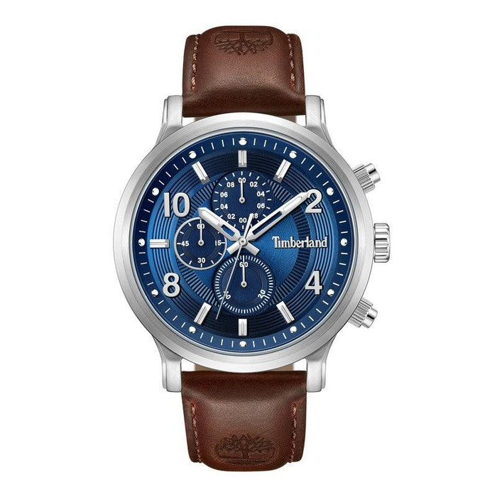 Timberland Multifunction Tan Leather Strap Watch
