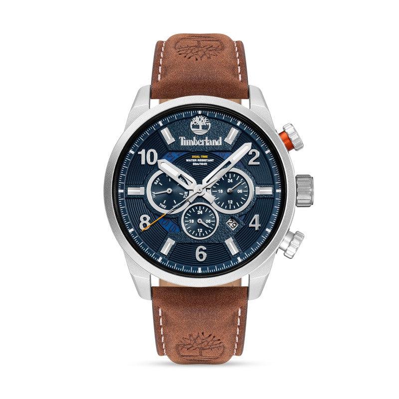 Timberland Henniker II Multifunction Brown Leather Strap