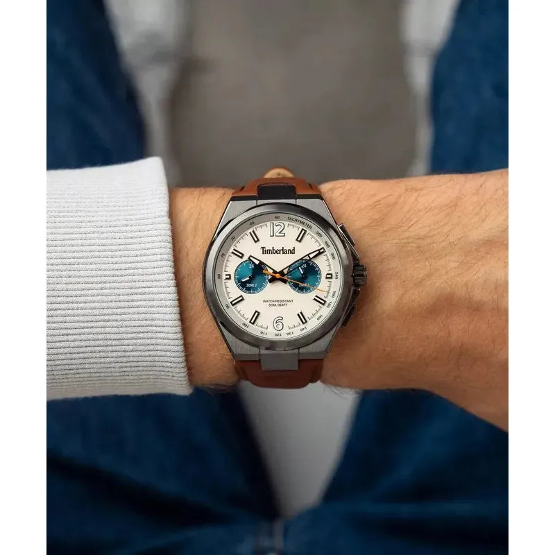 Timberland Jonesboro Men's Leather Watch