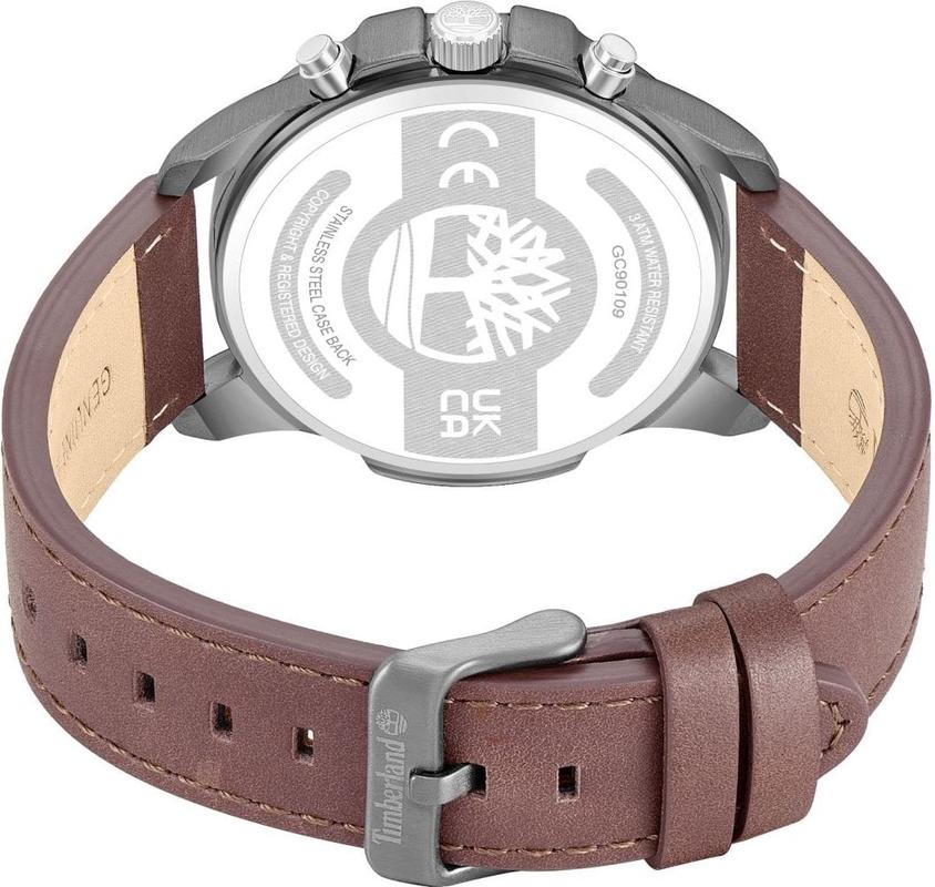 Timberland TDWGC9010903 Leather Chronograph Watch