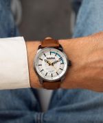 Timberland Lanigan Brown Leather Quartz Watch