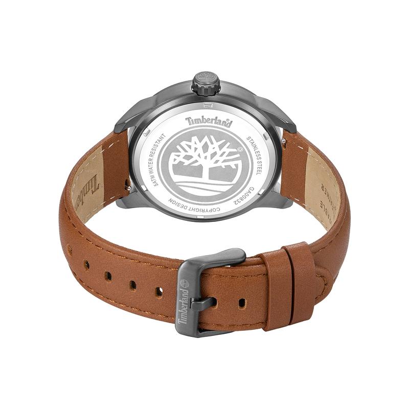 Timberland Lanigan Brown Leather Quartz Watch