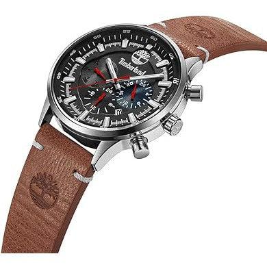 Timberland Sport Multifunction Brown Leather Strap