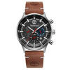 Timberland Sport Multifunction Brown Leather Strap