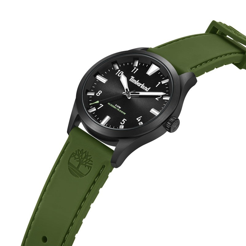 Timberland Taren 3 Hands Silicone Strap Watch