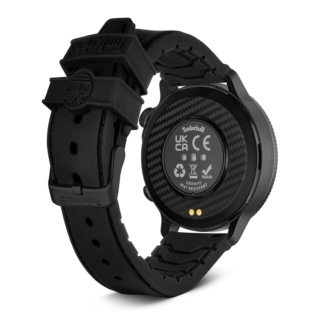 Timberland Trail Force Black Silicone Strap Smart Watch