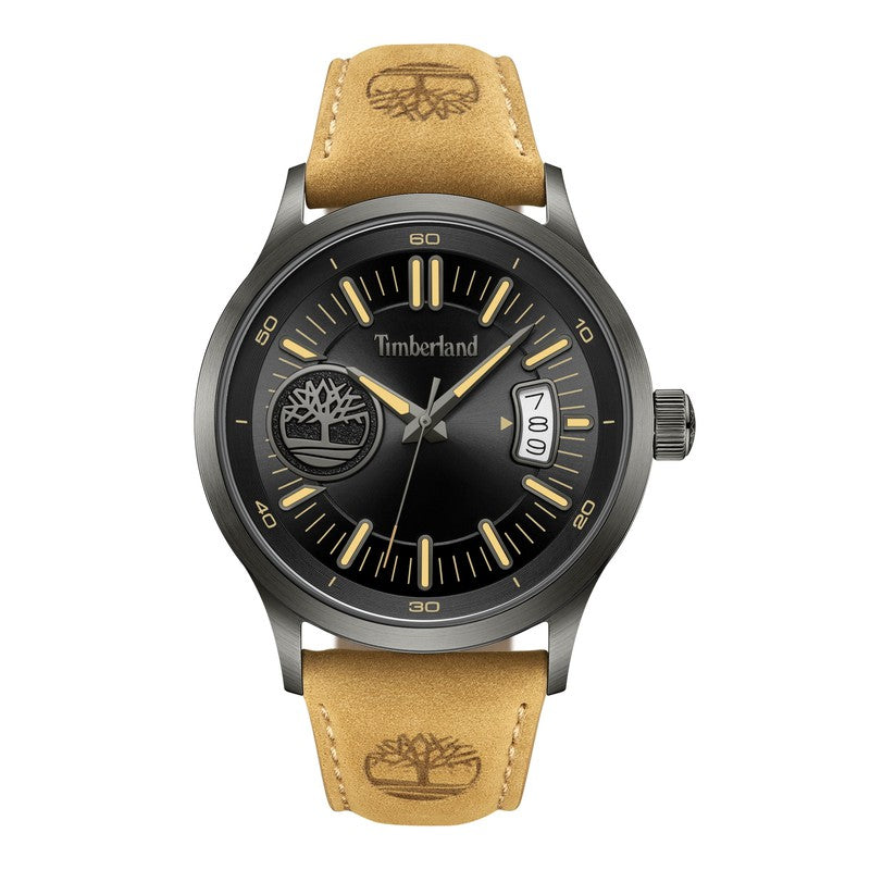 Timberland Trumbull Tan Leather Strap