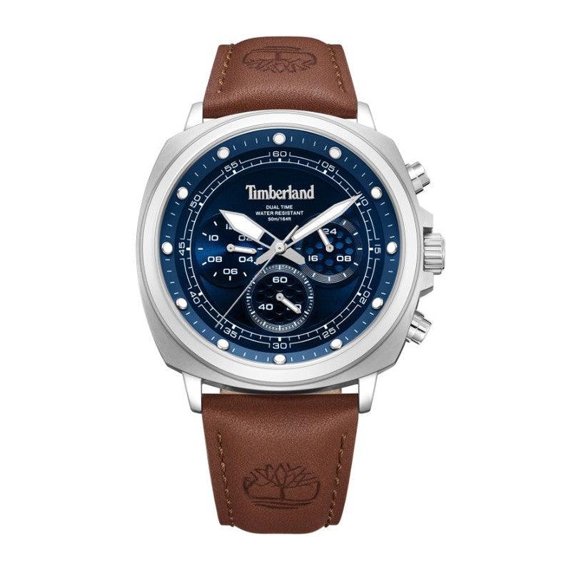 Timberland Williston Hands Date Chronograph Brown Leather Strap