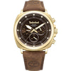 Timberland Williston Multifunction Gold Leather Strap