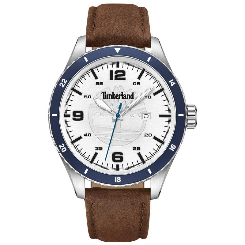 Timberland Ashmont 3 Hands-Date Leather Strap