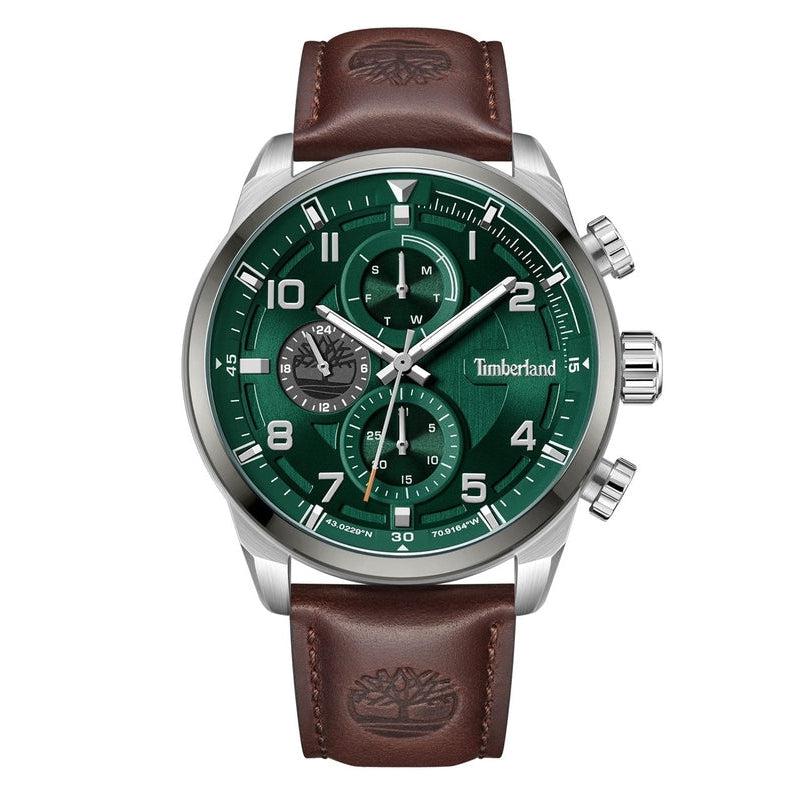 Timberland Gents Henniker Ii Green Dial 3 Hands, Multifucntion Watch - TDWGF2201101